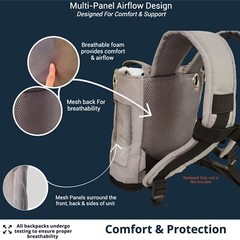 OxyGo Ultra Lightweight Backpack – Gray (O2Totes)