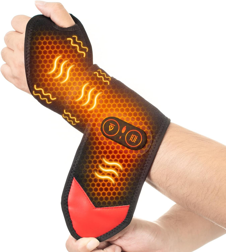 Cordless Wrist Hand Heating Pad, 3000Mah Battery, for Carpal Tunnel, Arthritis R