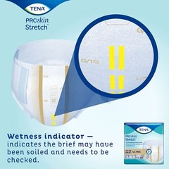 TENA ProSkin Stretch Ultra Incontinence Brief, Heavy Absorbency, Unisex,