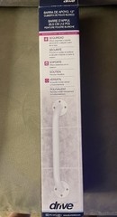 Drive Medical – RTL12012 Powder – Coated Grab Bar, White