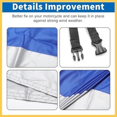 Motorcycle Cover for Harley All Season Universal Weather Waterproof Sun