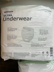 McKesson Adult Pull On Up Underwear Diapers XL Heavy Absorbency 42 total