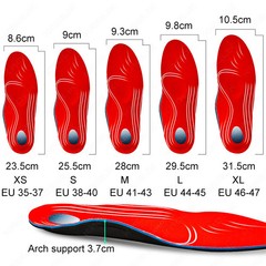 Orthopedic Insoles For Feet Severe Flat Feet High Arch Support Pad Heel Pain Pla