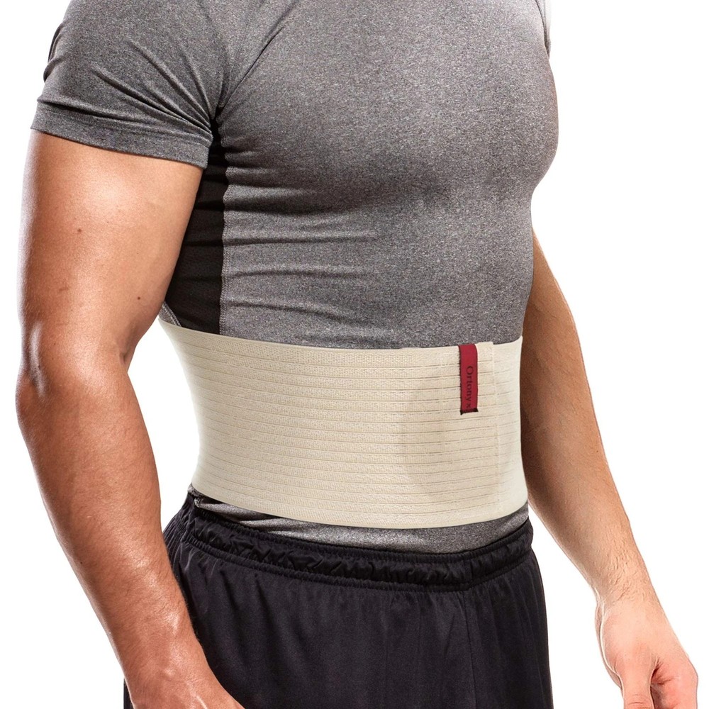 ORTONYX Umbilical Hernia Belt for Men and Women / 6.25″ Abdominal Binder With…