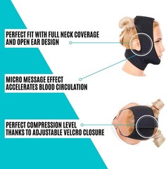 Chin Strap Post Surgical Compression Bandage for Women Face Slimmer Jowl Tigh…