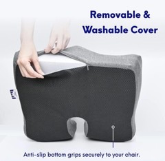 Cushion Lab Patented Pressure Relief Seat Cushion, Black, New Open Box