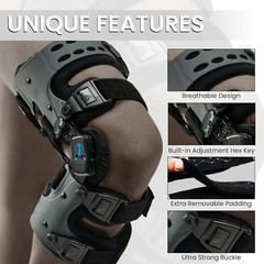 UPGRADED OA Medial Unloader Knee Brace for Men and Women Osteoarthritis & Arthri
