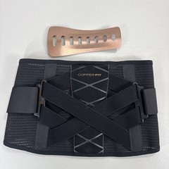 Copper Fit X-Back Support Brace Lumbar Support Adjustable S/M