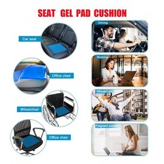 Motorcycle Seat Gel Pad Driver/Passenger Car Seat Cushion Shock Absorption Ma…