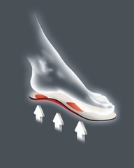 Pedag Sneaker Magic Step 180 orthotic insole with memory foam