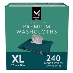 Member’s Mark Adult Washclothes , Moist Wipes 240 ct. Great Price Free Shipping