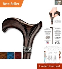 Elegant 37-Inch Ergonomic Walking Cane – Modern Support for Active Lifestyles