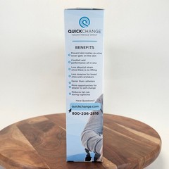 QuickChange Male Maximum Absorbency Incontinence Wrap One-Size 8 Count – NEW