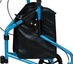 Lumex 3-Wheel Walker for Seniors, Foldable & Lightweight for Small & Tight Space