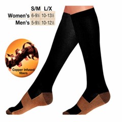 3 Pack Bamboo Compression Socks (20-30 mmHg) Moisture Wicking Support Stocking