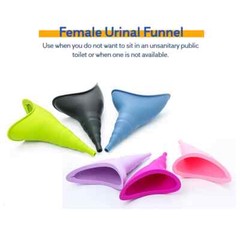 Female Urinal Funnel Soft Silicone Standing Urinals
