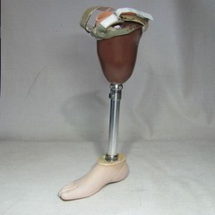 PROSTHETIC LEG LEFT BELOW-KNEE OTTO BOCK TITAN 4R52 HARDWARE KINGSLEY FLATTIE FO