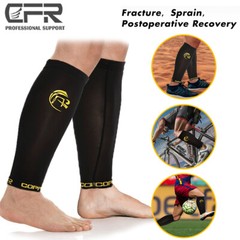 COPPER Compression Calf Sleeve Running Leg Support Brace Sport Shin Splint Socks