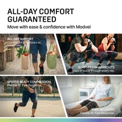 2 Pack Knee Brace for Women & Men – Knee Support for Walking, Knee Compressio…