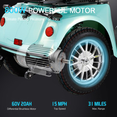 Heavy Duty 4-Wheel Mobility Scooter 31 Miles 3-Speed 800W 500lb Capacity Seniors