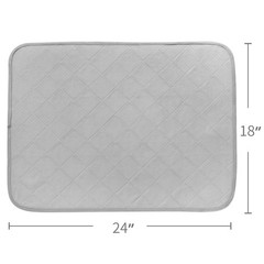 4 PCS 18×24 Inch Incontinence Bed Pads Washable Absorbent Waterproof Underpad