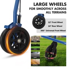 All Terrain Walkers Rollator Walker Upright Walker with Seat Foldable for Senior
