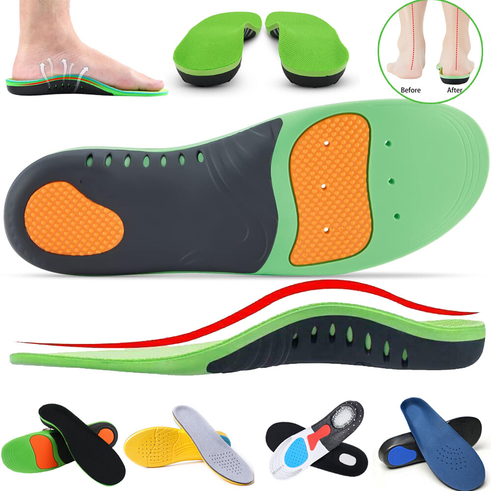 Orthotic Insoles Shoe Inserts Pad Heavy Duty Arch Support Replacement Inner Sole