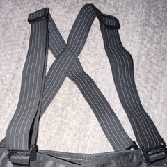 Back Brace with Suspenders for Work Industrial Lifting Safety Elastic L