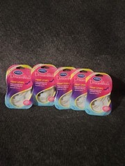 Lot Of 20 Dr. Scholls Dream Walk Heel Liners-Improves Shoe Fit-Clear Gel