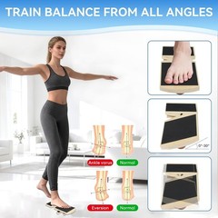 Ankle Board, Foot Strengthener, Axis Board, Single Leg Balance Board, Blackboard