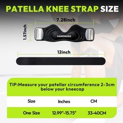 Patellar Tendon Support Strap, Silicone Knee Brace for men women, Adjustable …