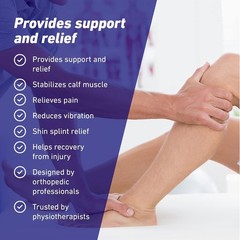 Calf Compression Sleeve Ankle Brace Leg Support Socks Foot Fasciitis Pain Relief