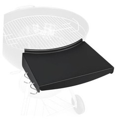 Side Table Shelf for Weber 22″ Kettle Grills, Black Steel | Master Touch