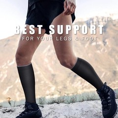 1Pair Compression Socks Women & Men Graduated 20-30mmHg for Running, Athletic,