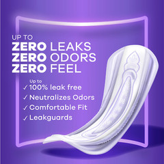 Always Discreet Incontinence Pads for Women Moderate Long 54 Count-FREE SHIPPING