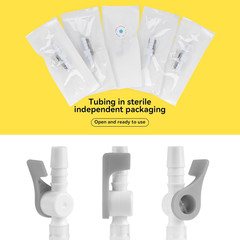 10 Pcs Comfort Flow Catheter Valves – Easy to Use Lever Tap Smooth Edges an