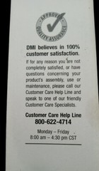 DMI Industrial Medical Powder Coated Grab Bar 12 In