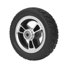 6in Solid Wheel Light Sturdy Aluminum Alloy Hub Replacement For Wheelchair Use
