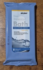 Stryker Sage Essential Bath Cleansing Washcloths -8 per Pack 4 Packs Total 32