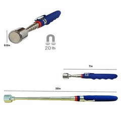 20lb Telescopic magnetic picker,extendable magnet wand rod on a stick…
