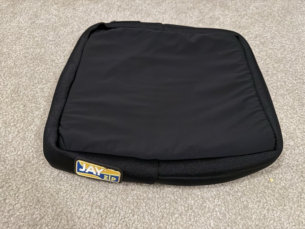 Jay Zip Black 13×13 Cushion Cover Only New Sunrise Medical