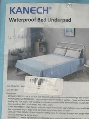 BNW KANECH Bed Pad Washable Waterproof 44″ X 52″ NEW IN Sealed PACKAGE