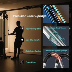 Twister Arm Trainer,Adjustable 6 Resistance Levels (45-130 blue(45-130lb)