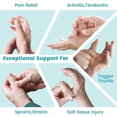 Thumb Spica Splint Brace fit Left Right Hand Trigger Thumb and Wrist Support Thu