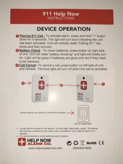 911 Help Now No Monthly Fees One Touch Emergency Communicator