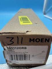 Moen YG5112ORB Voss 12” Grab Bar Oil Rubbed Bronze Bathroom Safety Bar New