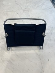 Aluminum Portable/Folding Adjustable. Bed Backrest Dark Blue/silver NEW