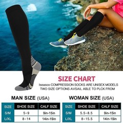 Sooverki Copper Compression Socks 8 Pack 15-20mmHg Knee High Athletic
