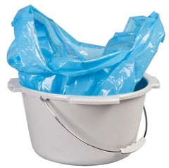 Carex Commode Liners Holds 2 Quarts Liquid, 4 Packs of 7 ea, 28 Count