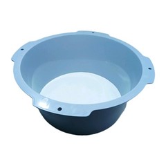 3 Piece Commode Chair Bucket 7.5 Quart With Plastic Handle And Cover 1 Ct